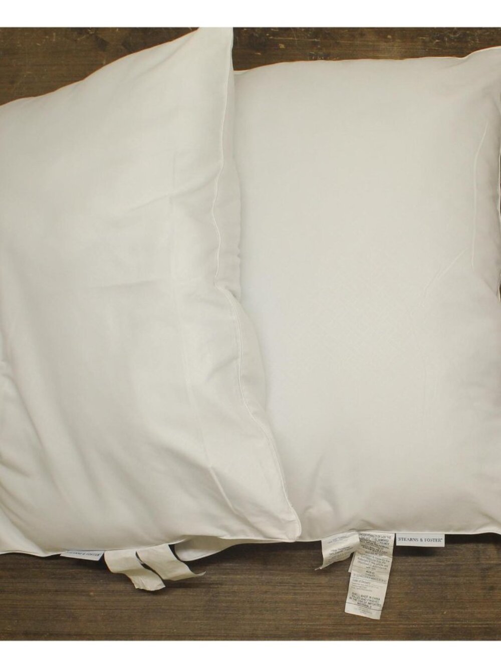 Stearns & Foster 2-Pack Plush Bed Pillows PI50057-0002 White Standard / Queen